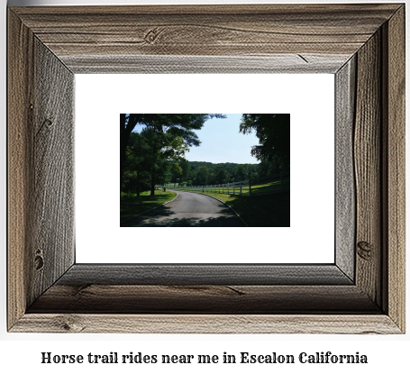 horse trail rides near me in Escalon, California